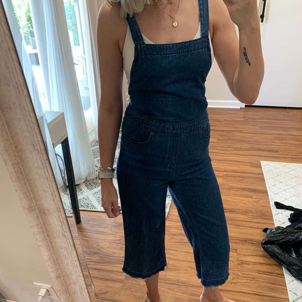 Denim Overall Jumpsuit